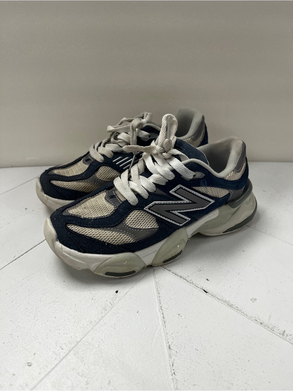 New Balance 9060 Natural Indigo Blue Grey U9060IND Size 2.5 - Picture 3 of 8